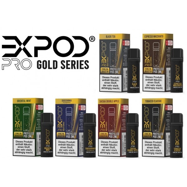 EXPOD Pro - Prefilled Pod - Gold Series - 20 mg/ml