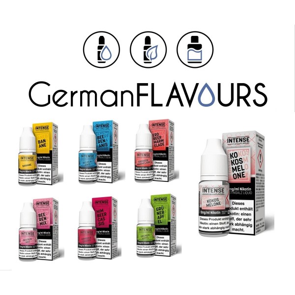 GermanFLAVOURS - Intense - Nikotinsalz Liquid 10ml