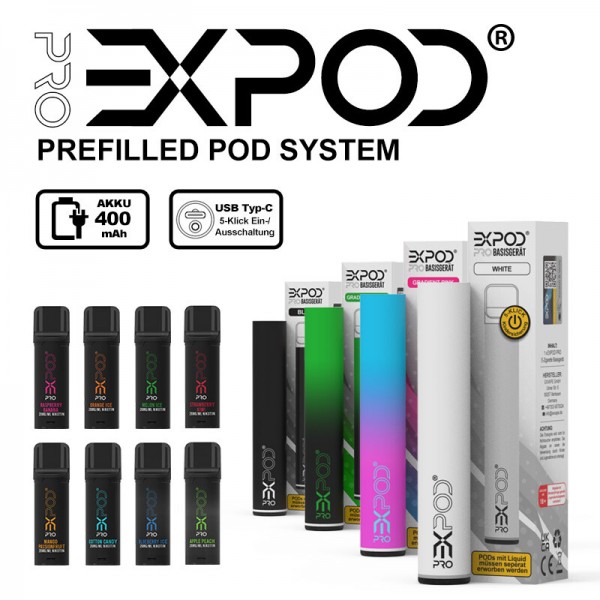 EXPOD Pro - Prefilled Pod System - 20 mg/ml