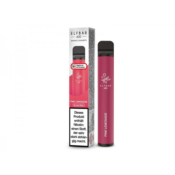 Elfbar 600 Einweg E-Zigarette - Pink Lemonade 20 mg/ml