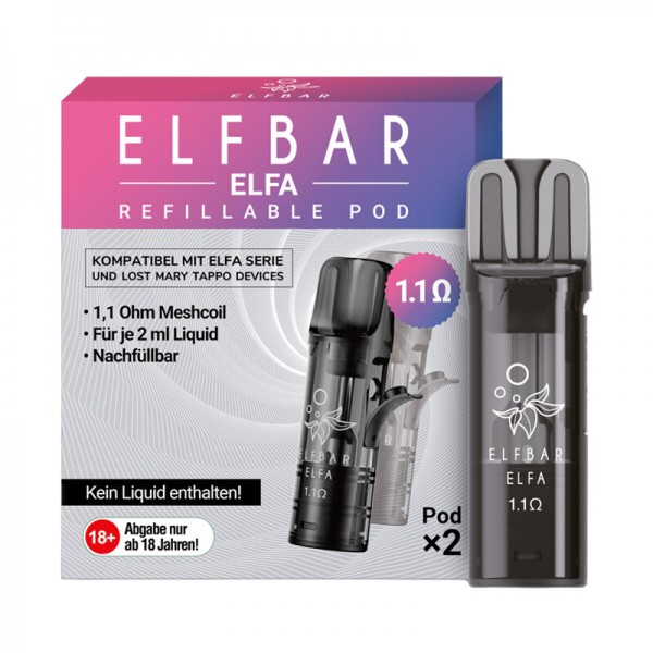 Elfbar - Elfa Refillable Pod (2 Stück pro Packung)