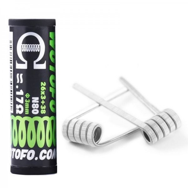 Wotofo Tri Core Fused Clapton N80 0.17 Ohm - 10 Stück