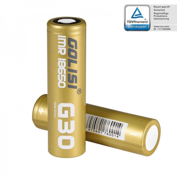 Golisi G30 - 18650 Akku - 3000mAh - 20A