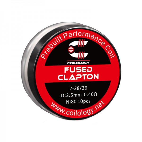 Coilology Fused Clapton Ni80 2x0,32mm/0,12mm (10 Stück pro Packung)