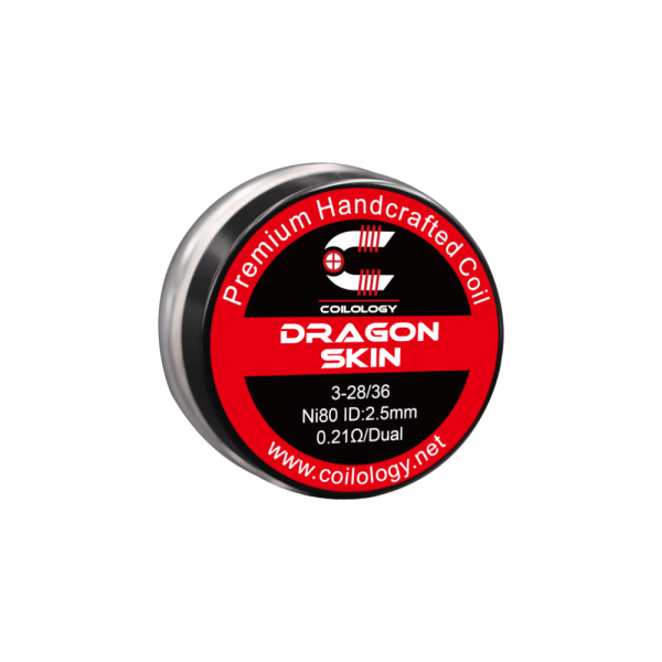 Coilology Handmade Dragon Skin Ni80 0,21 Ohm (2 Stück pro Packung)