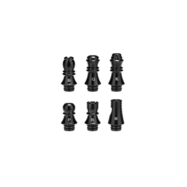 Kizoku Chess Series Drip Tips 6in1 schwarz