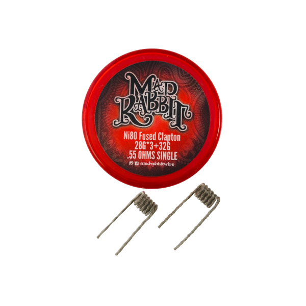 Mad Rabbit Ni80 Fused Clapton Coil (2 Stück pro Packung)